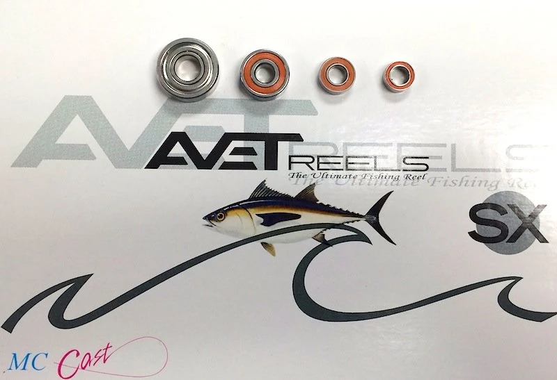 Reel Accessories J&H Tackle Sealed ABEC-7 Ceramic Ball Bearing Upgrade Kit For Avet SXJ-SX-MXJ-MXL 3 Reel Accessories J&H Tackle Sealed ABEC-7 Ceramic Ball Bearing Upgrade Kit For Avet SXJ-SX-MXJ-MXL