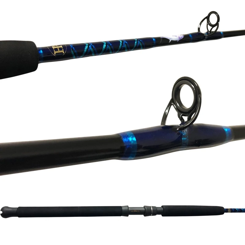 Jigging Casting Rods J&H Tackle Custom Tuna Axe Conventional Rods 3 Jigging Casting Rods J&H Tackle Custom Tuna Axe Conventional Rods