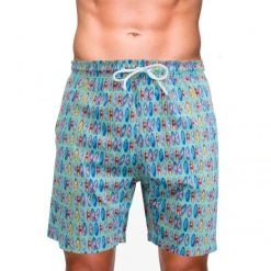 Shorts Bluefin USA Multicolor Surf Swim Trunk