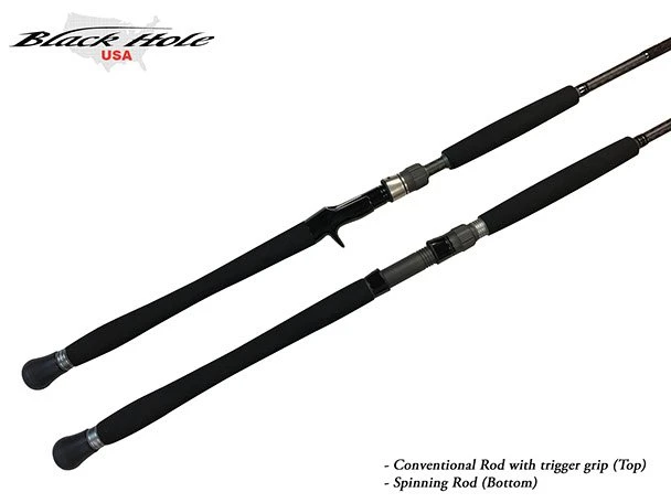 Jigging Casting Rods Black Hole USA Challenger Bank Conventional Rods 3 Jigging Casting Rods Black Hole USA Challenger Bank Conventional Rods
