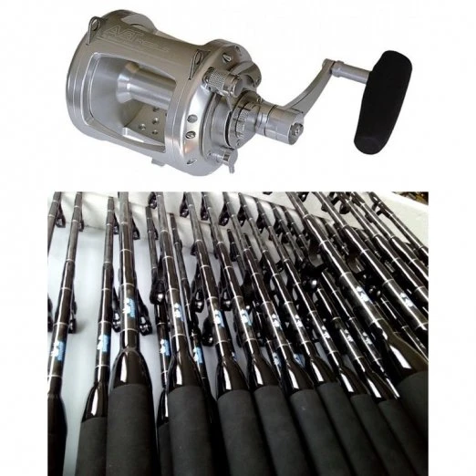 Offshore Combos Avet EXW 50/2 2-Speed Lever Drag Reel / Sloopster F5 Standup Rod Combo 3 Offshore Combos Avet EXW 50/2 2-Speed Lever Drag Reel / Sloopster F5 Standup Rod Combo