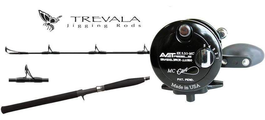 Conventional Combos Avet SX 5.3 MC Reel / Shimano Trevala TVC66MH Jigging Rod Combo 3 Conventional Combos Avet SX 5.3 MC Reel / Shimano Trevala TVC66MH Jigging Rod Combo