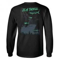 Shirts J&H Tackle Zombie Shark Long Sleeve T-Shirt -J&H Shop image 319