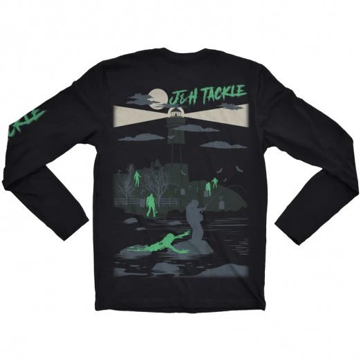 Shirts J&H Tackle Haunted Montauk Long Sleeve T-Shirt 4 Shirts J&H Tackle Haunted Montauk Long Sleeve T-Shirt - Image 2