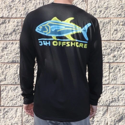 Shirts J&H Tackle Neon Tuna Long Sleeve T-Shirt 3 Shirts J&H Tackle Neon Tuna Long Sleeve T-Shirt