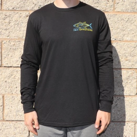 Shirts J&H Tackle Neon Tuna Long Sleeve T-Shirt 4 Shirts J&H Tackle Neon Tuna Long Sleeve T-Shirt - Image 2
