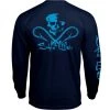 Shirts Salt Life Neon Skull And Hooks Long Sleeve Pocket T-Shirt -J&H Shop image 473