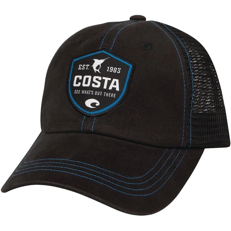 Hats Costa Del Mar Shield Trucker Caps 3 Hats Costa Del Mar Shield Trucker Caps