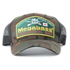 Hats Megabass Camo Throwback Snapback Hat