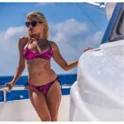 Bikinis Pelagic Ambush Pink Lahaina Reversible Bikini Bottom -J&H Shop image 583