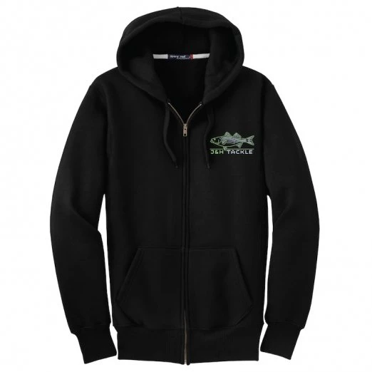 Sweatshirts J&H Tackle Neon Striped Bass Hoodie 4 Sweatshirts J&H Tackle Neon Striped Bass Hoodie - Image 2