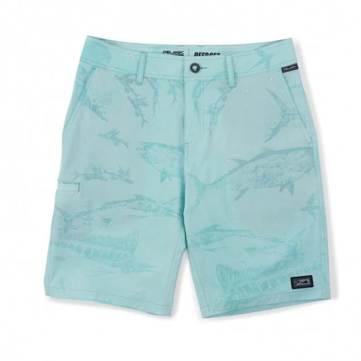 Pelagic Deep Sea Gyotaku Hybrid Shorts 4 Pelagic Deep Sea Gyotaku Hybrid Shorts - Image 2