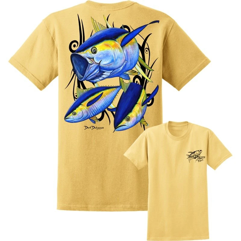 Shirts David Dunleavy Yellowfin Tuna Short Sleeve T-Shirt 3 Shirts David Dunleavy Yellowfin Tuna Short Sleeve T-Shirt