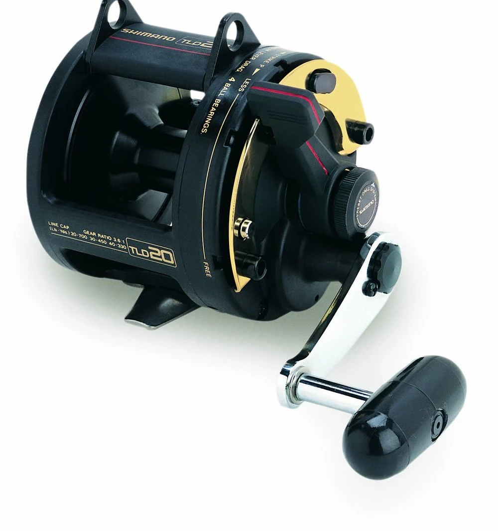Conventional Reels Shimano TLD Lever Drag Reels 3 Conventional Reels Shimano TLD Lever Drag Reels