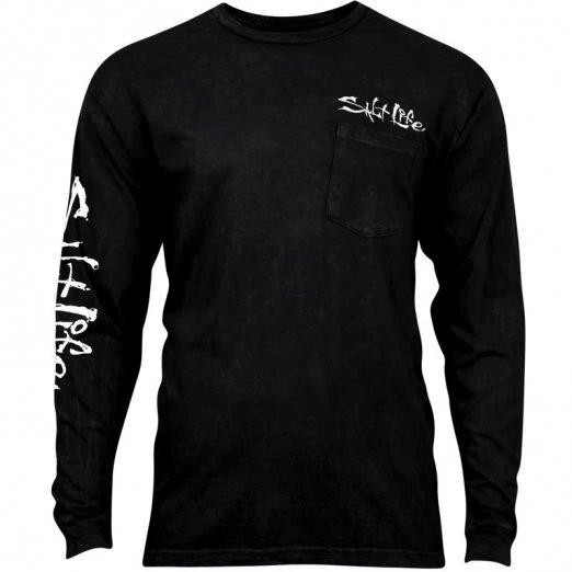 Shirts Salt Life Hook Line And Sinker Long Sleeve Pocket T-Shirt 4 Shirts Salt Life Hook Line And Sinker Long Sleeve Pocket T-Shirt - Image 2